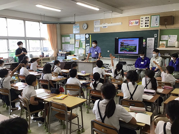 写真:「水道水ができるまで」の話