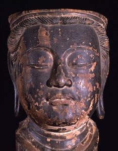 写真:木造仏頭