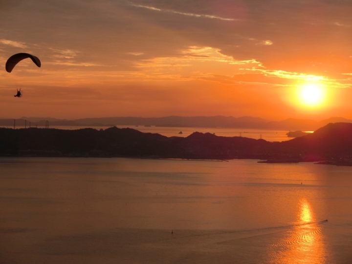 写真：夕日