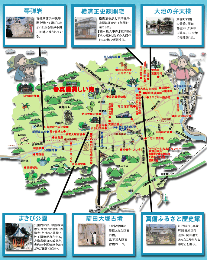 写真：真備観光MAP