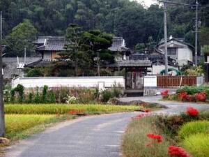 写真：横溝正史疎開宅外観