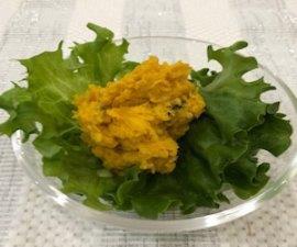 写真：かぼちゃのピーナッツバターサラダ