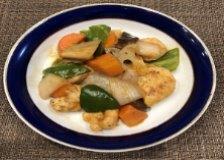 写真：鶏肉の甘酢炒め