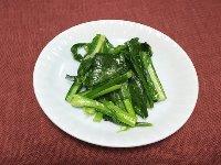 写真：小松菜のシャキシャキ炒め