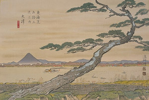 写真：昭和東海道五十三次　大津　粟津ノ景