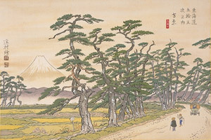 写真：昭和東海道五十三次　吉原　左富士