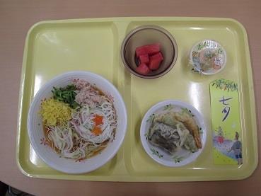 写真:七夕そうめん