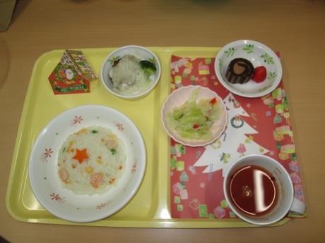 写真:クリスマスメニュー1