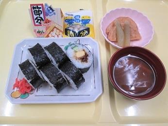 写真:節分メニュー2