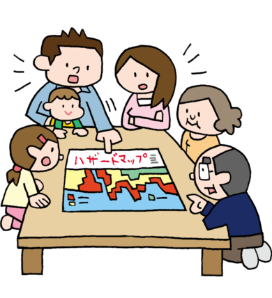 イラスト：家族会議