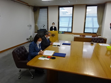 写真：MASC協定締結式2