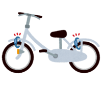 イラスト：自転車ダブルロック