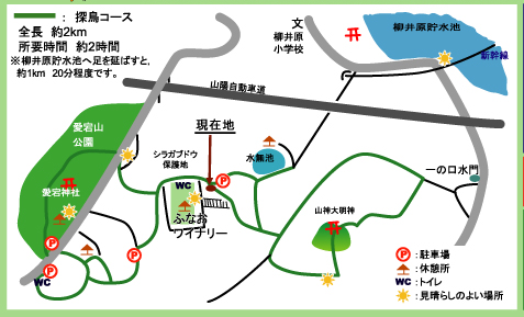 地図:ふなおコース図