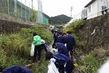 写真:現地調査の様子(新見市)