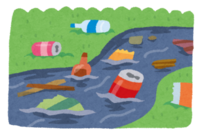 イラスト：海ごみ