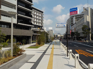 写真:市営あちてらす倉敷自転車駐車場 案内看板