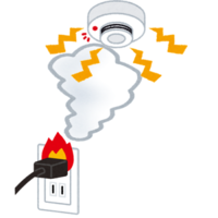 イラスト：住宅用火災警報器とは