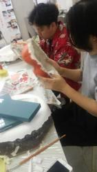 写真：色塗り・加工の様子6