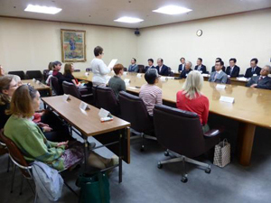 写真:倉敷市役所表敬訪問