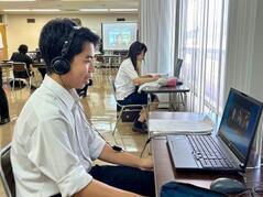 写真：オンライン交流の様子2