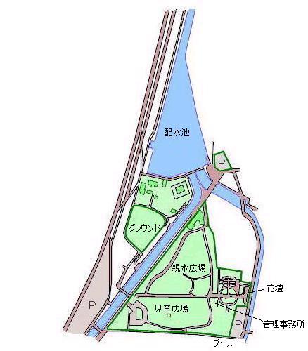 地図：酒津公園