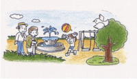 公園のイラスト