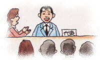 イラスト：組合の設立と総会の開催イメージ
