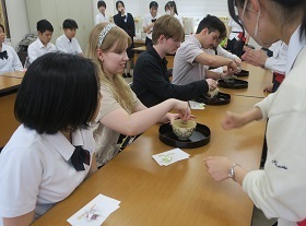 写真:お抹茶体験1