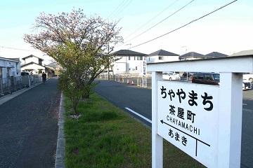 写真:旧下津井電鉄線の桜10
