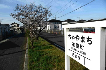 写真:旧下津井電鉄線の桜7