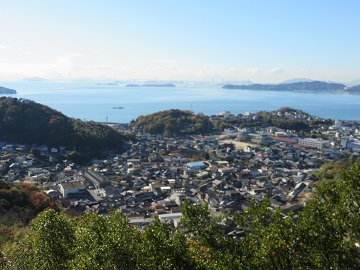 写真：峠からの景色