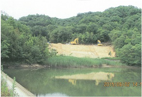 写真：由加山青池周辺