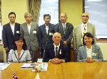 写真：2011デービッド・ボーラムスミスQSMの市長表敬訪問