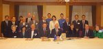 写真：パーカー市長の表敬訪問で記念撮影