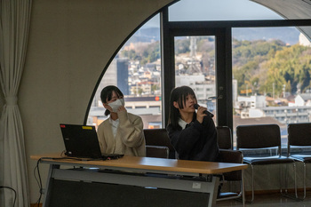 写真：倉敷芸術科学大学の発表の様子