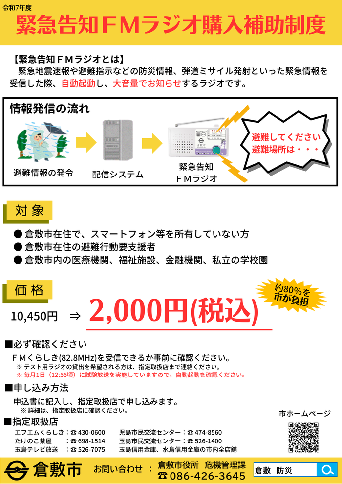 写真：告知チラシ