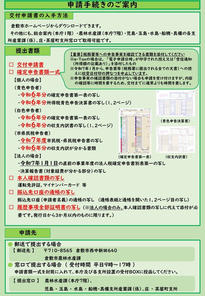 物価高騰対策支援補助金チラシ裏面