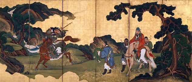 作品画像:黒田綾山「三国志図」