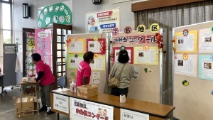 児島支所投票風景1