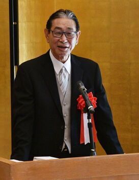 2017年11月 倉敷市文化章贈呈式(倉敷市役所)でのスピーチ時