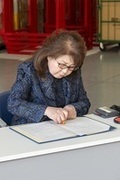 押印の様子