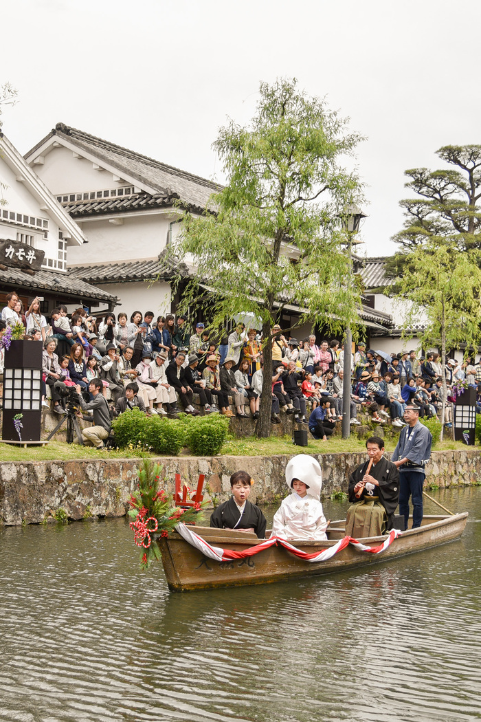 写真：ハートランド倉敷での瀬戸の花嫁川舟流し