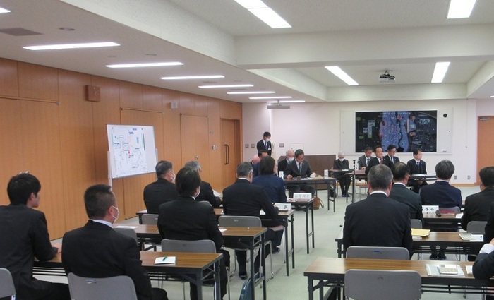 総社広域環境施設組合3月定例議会に出席する伊東市長の写真