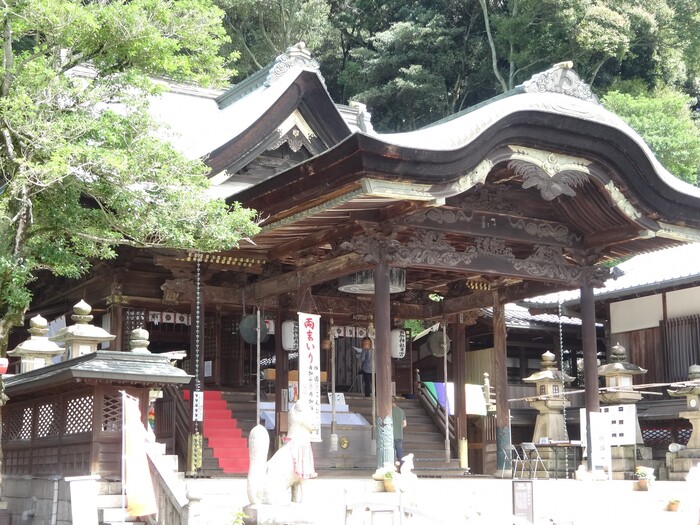 写真：由加神社拝殿