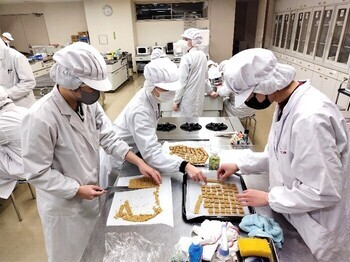 写真：試作の様子
